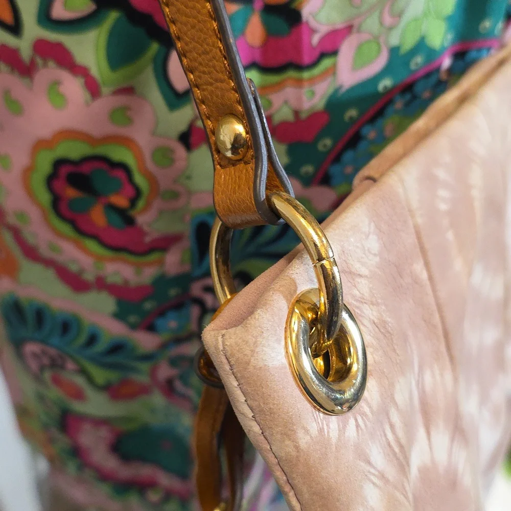 Vince Camuto Leather Tie-Dye Crossbody Bag - Picture 6 of 16